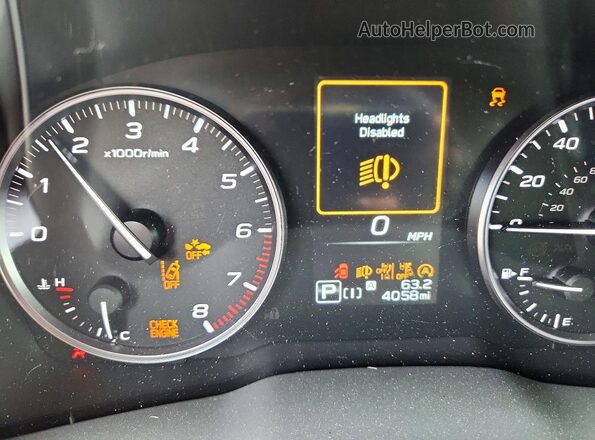 4S4SLDD66T3060028 2026 SUBARU FORESTER Red Вид щитка приладів