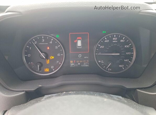 4S4SLDD68T3110167 2026 SUBARU FORESTER Белый Вид щитка приборов