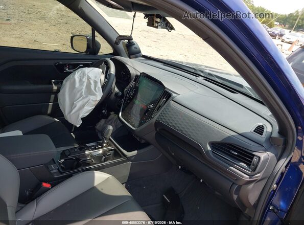 4S4SLDH65T3074562 2026 SUBARU FORESTER Blue Widok wnętrza z przodu