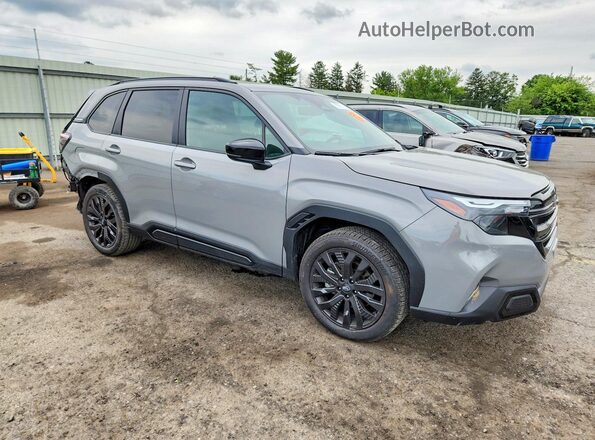 4S4SLDH67T3108176 2026 SUBARU FORESTER Gray Przód prawy