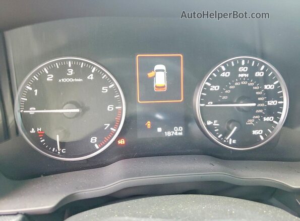 4S4SLDR61T3057496 2026 SUBARU FORESTER Gray Вид щитка приладів