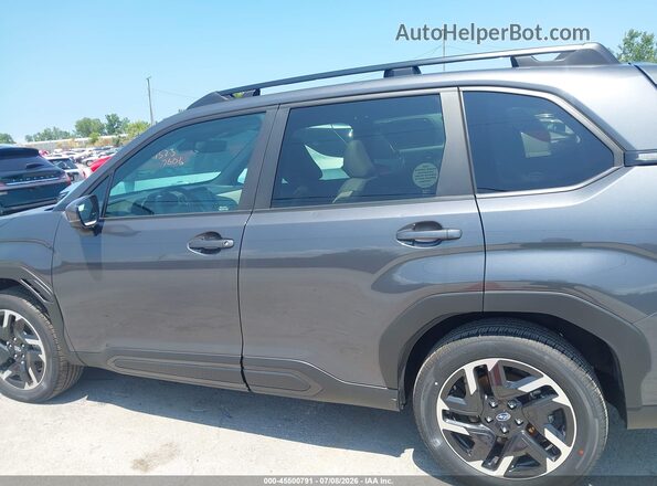 4S4SLDR65T3032620 2026 SUBARU FORESTER Gray 360 interior view