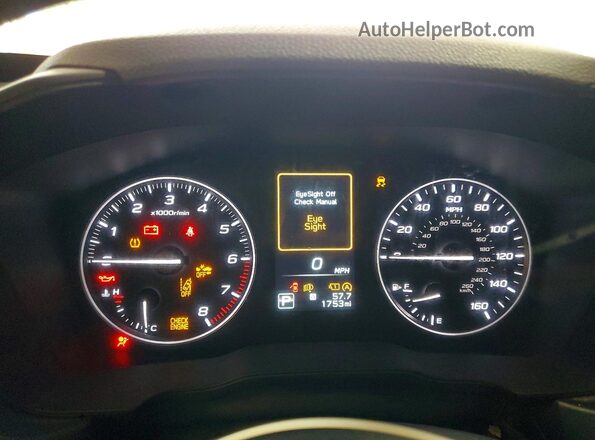 4S4SLDR68T3005721 2026 SUBARU FORESTER Gray Instrument cluster view