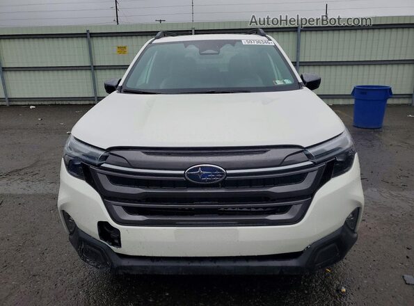 4S4SLDR68T3038265 2026 SUBARU FORESTER White წინა ხედი
