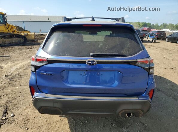 4S4SLDR6XT3063863 2026 SUBARU FORESTER Синий Вид сзади