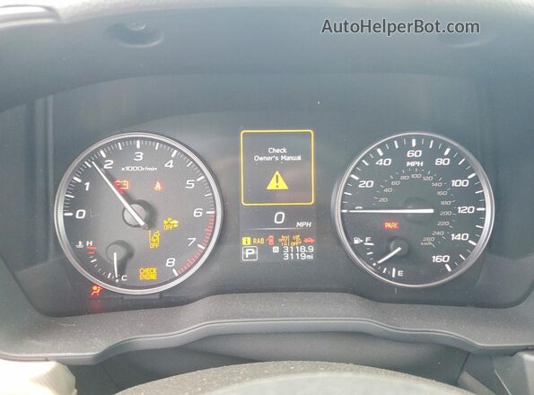 4S4SLDR6XT3063863 2026 SUBARU FORESTER Синий Вид щитка приборов