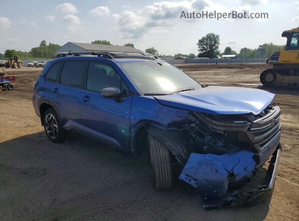 4S4SLDR6XT3063863 2026 SUBARU FORESTER Синий Передняя правая четверть