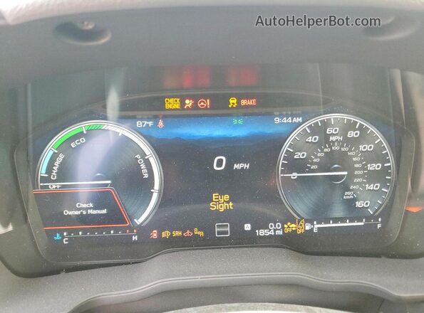 4S4SLSE73T3069040 2026 SUBARU FORESTER Blue Widok zestawu wskaźników