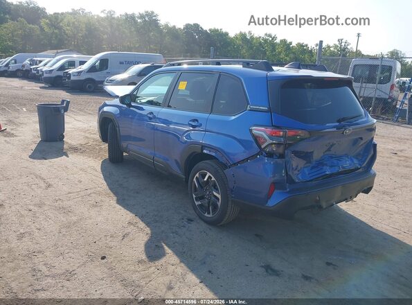 4S4SLSE7XT3125538 2026 SUBARU FORESTER Blue Задня ліва чверть