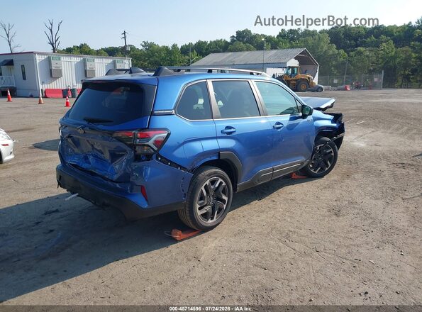 4S4SLSE7XT3125538 2026 SUBARU FORESTER Blue Задня права чверть