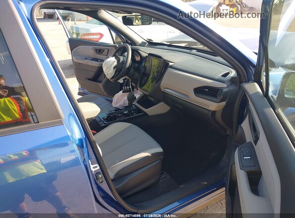 4S4SLSE7XT3125538 2026 SUBARU FORESTER Blue Вид салону спереду