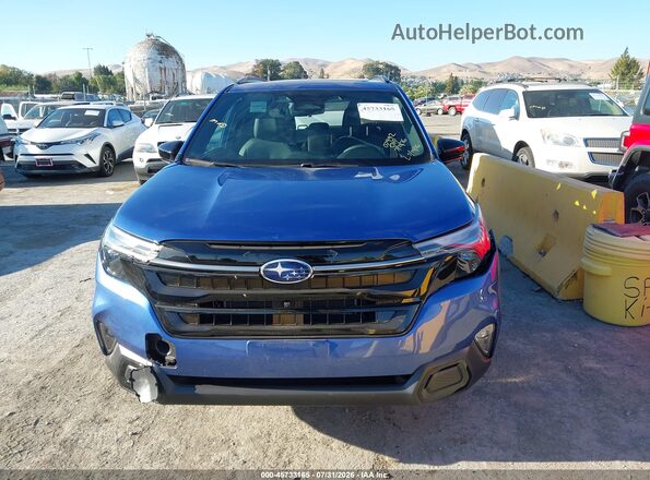 4S4SLST73T3059191 2026 SUBARU FORESTER Blue Widok zestawu wskaźników