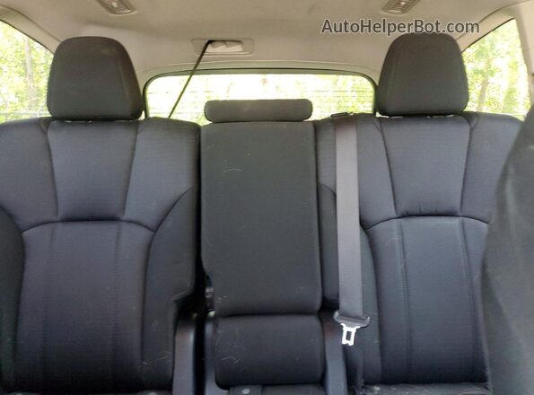 4S4WMAAD3K3406616 2019 SUBARU ASCENT Gray Vista de los asientos traseros