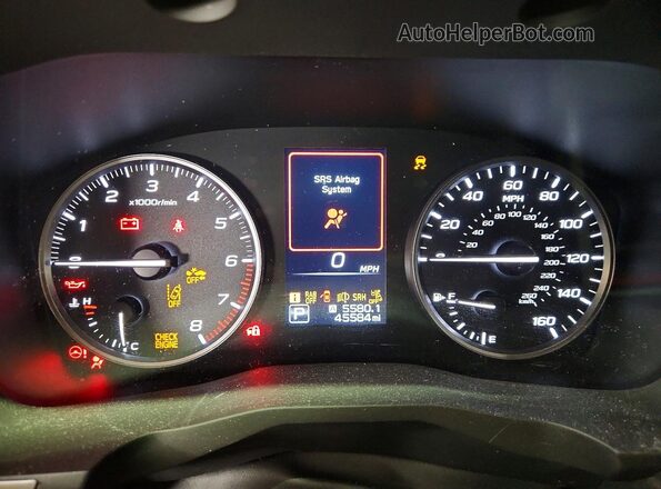4S4WMAAD7S3404030 2025 SUBARU ASCENT Blue Widok zestawu wskaźników
