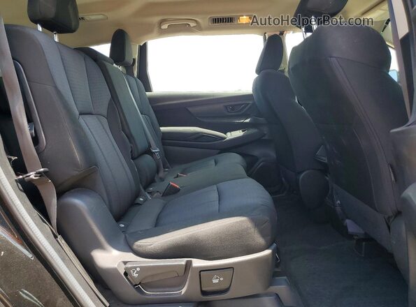 4S4WMAAD8R3448712 2024 SUBARU ASCENT Black Widok wnętrza z tyłu