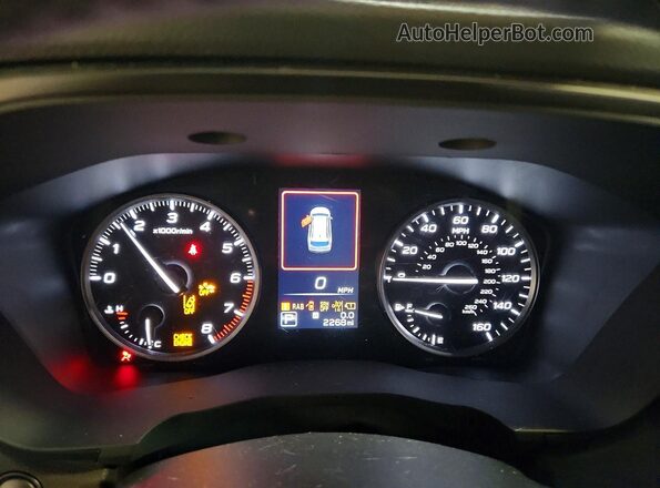 4S4WMAAD8T3421419 2026 SUBARU ASCENT Синий Вид щитка приборов