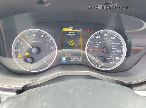 4S4WMABD6K3431475 2019 SUBARU ASCENT Brown Вид щитка приладів