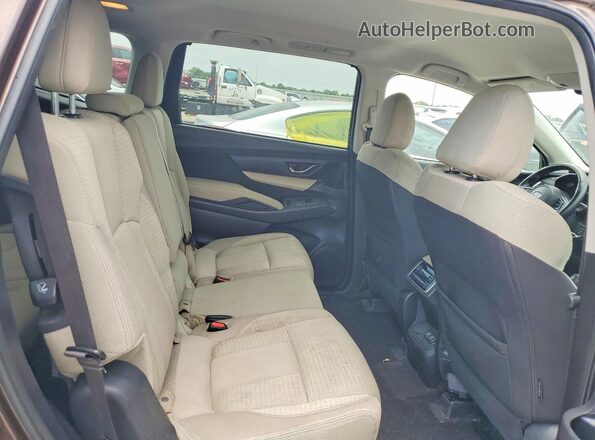 4S4WMABD6K3431475 2019 SUBARU ASCENT Brown Вид задньої частини салону