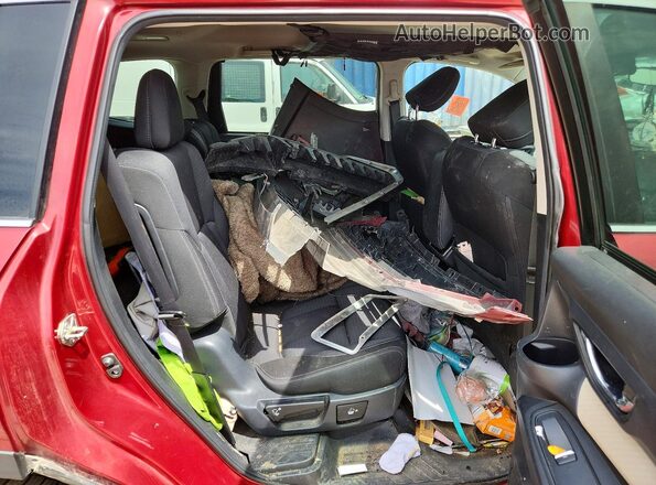 4S4WMABD6K3479512 2019 SUBARU ASCENT Red Սալոնի հետևի տեսք
