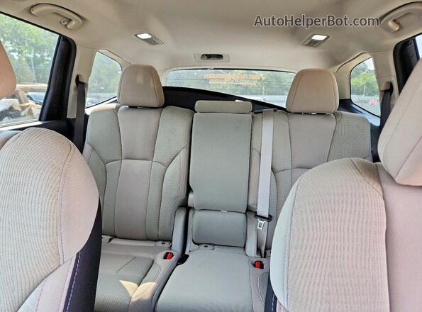 4S4WMACD1K3423797 2019 SUBARU ASCENT Белый Вид задних сидений