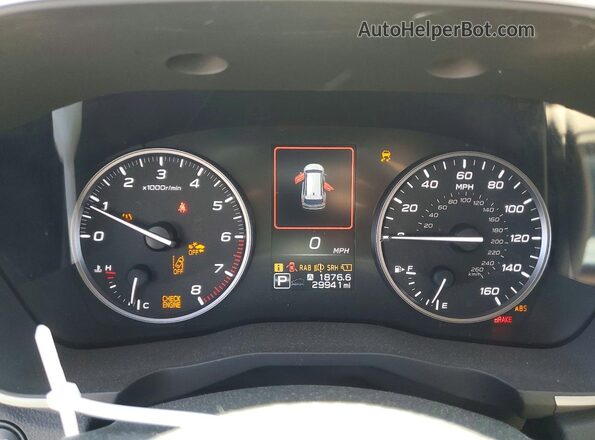 4S4WMACD5R3443982 2024 SUBARU ASCENT Green Instrument cluster view