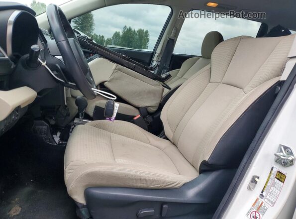 4S4WMACD7K3413212 2019 SUBARU ASCENT White წინა სალონის ხედი