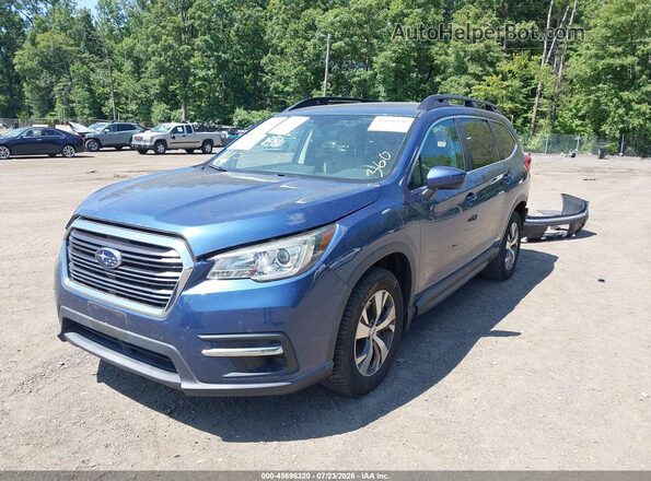 4S4WMACDXK3485523 2019 SUBARU ASCENT Blue Передня ліва чверть
