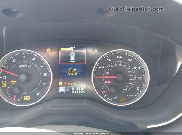 4S4WMACDXK3485523 2019 SUBARU ASCENT Blue Вид задніх сидінь