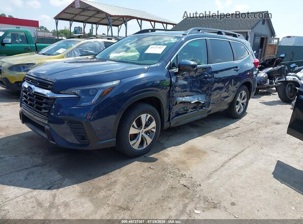 4S4WMADD5S3436762 2025 SUBARU ASCENT Blue Առջևի ձախ երեք քառորդ տեսարան