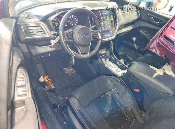 4S4WMADDXS3401540 2025 SUBARU ASCENT Red Dashboard view