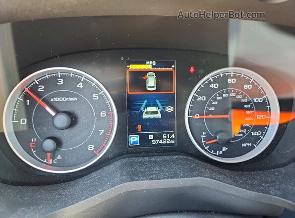 4S4WMAED1N3450273 2022 SUBARU ASCENT Blue Սարքավորումների վահանակի տեսք