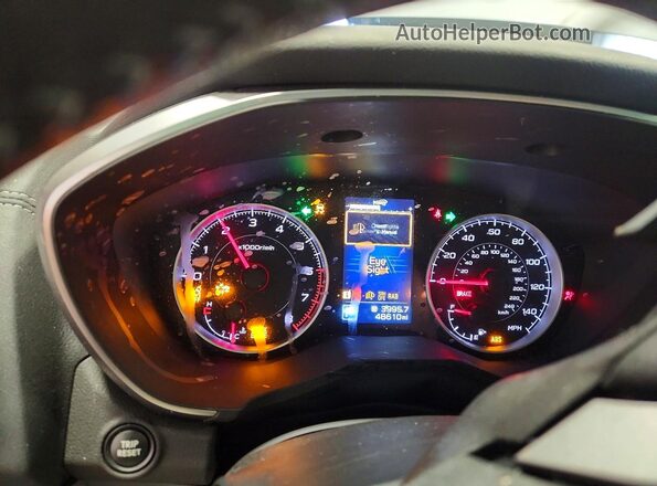 4S4WMAED8N3433860 2022 SUBARU ASCENT Silver Instrument cluster view