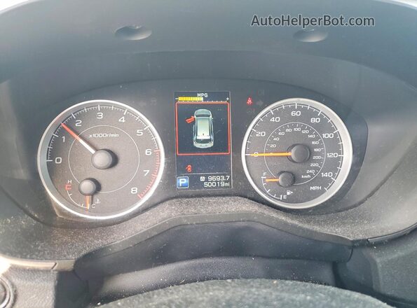 4S4WMAEDXM3447581 2021 SUBARU ASCENT Silver Widok zestawu wskaźników