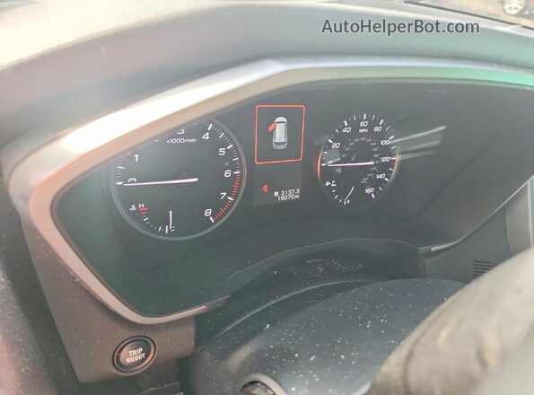 4S4WMAEDXR3416404 2024 SUBARU ASCENT Red Instrument cluster view