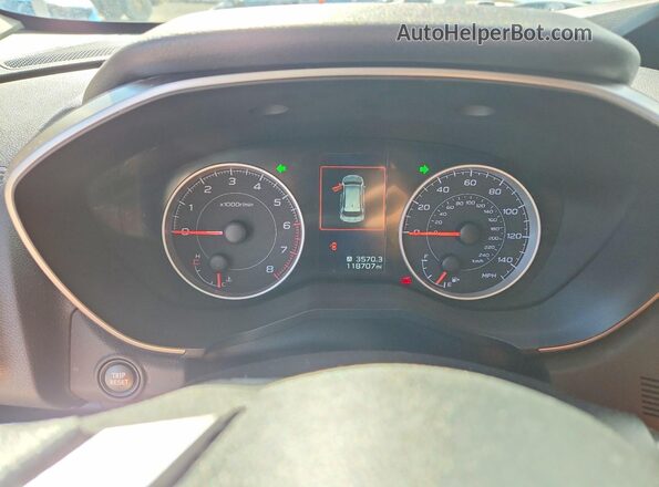 4S4WMAFD0K3433975 2019 SUBARU ASCENT White Սարքավորումների վահանակի տեսք