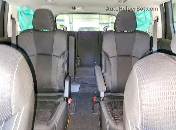 4S4WMAFD2K3412366 2019 SUBARU ASCENT Burgundy Rear seats view