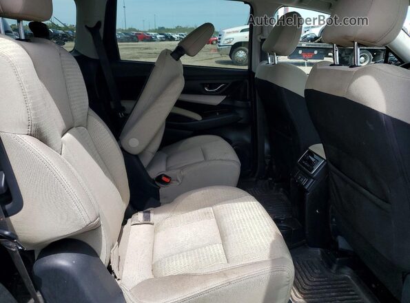 4S4WMAFD2K3412996 2019 SUBARU ASCENT Black Widok wnętrza z tyłu