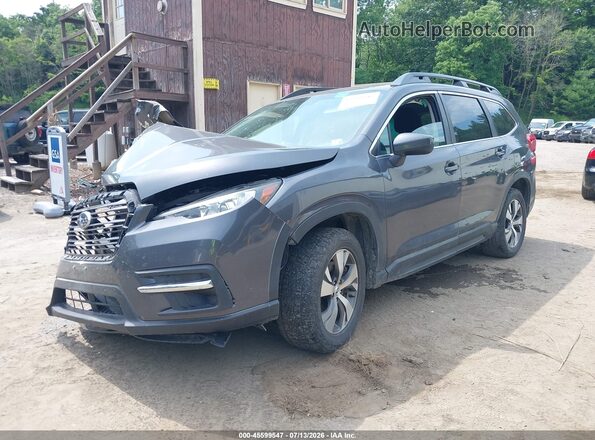 4S4WMAFD3K3403515 2019 SUBARU ASCENT Black Առջևի ձախ երեք քառորդ տեսարան