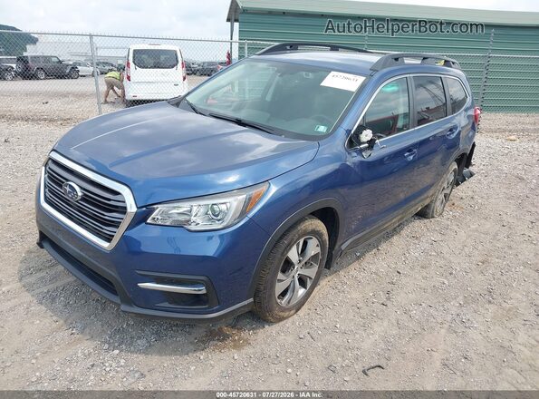 4S4WMAFD5L3455567 2020 SUBARU ASCENT Blue წინა მარცხენა ხედი სამი მეოთხედიდან