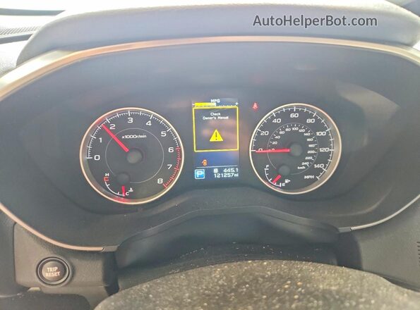 4S4WMAFD7K3451230 2019 SUBARU ASCENT White ხელსაწყოთა პანელის ხედი