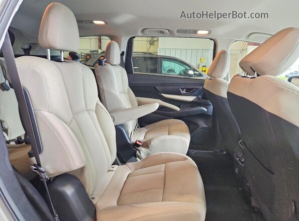 4S4WMAFD7K3451230 2019 SUBARU ASCENT White უკანა სალონის ხედი