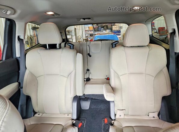 4S4WMAFD7K3451230 2019 SUBARU ASCENT White უკანა სავარძლების ხედი