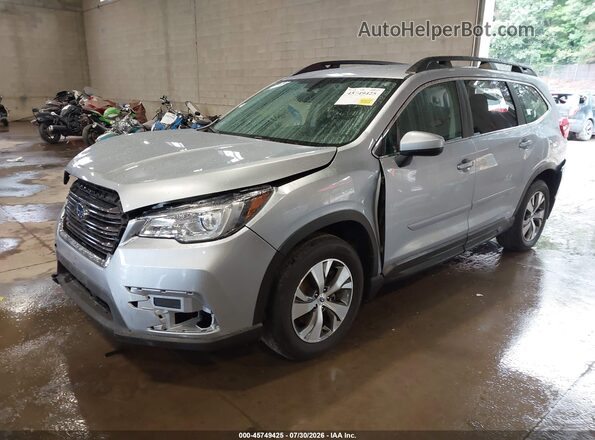 4S4WMAFD7M3414228 2021 SUBARU ASCENT Silver წინა მარცხენა ხედი სამი მეოთხედიდან