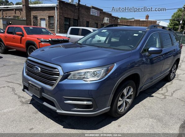 4S4WMAFD8L3470046 2020 SUBARU ASCENT Синий Передняя левая четверть