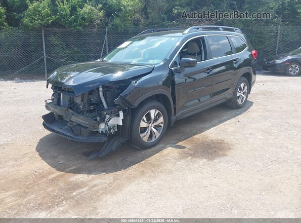4S4WMAFD8M3447822 2021 SUBARU ASCENT Black წინა მარცხენა ხედი სამი მეოთხედიდან