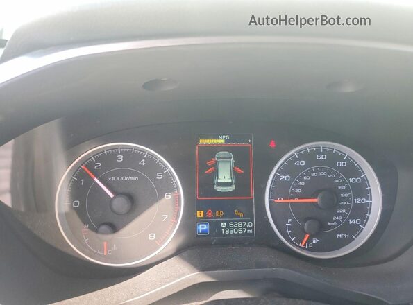 4S4WMAFD8M3450266 2021 SUBARU ASCENT Белый Вид щитка приборов