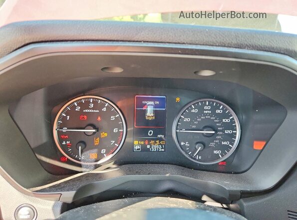 4S4WMAFD8S3433724 2025 SUBARU ASCENT Red Vista del cuadro de instrumentos