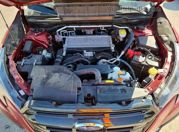 4S4WMAFD8S3433724 2025 SUBARU ASCENT Red Vista del compartimento del motor