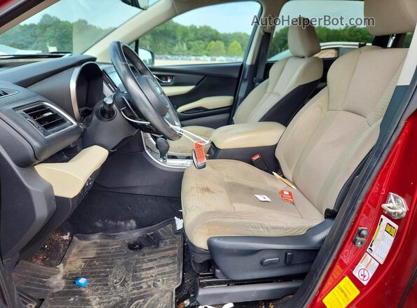 4S4WMAFD9K3405835 2019 SUBARU ASCENT Burgundy Vista interior delantera
