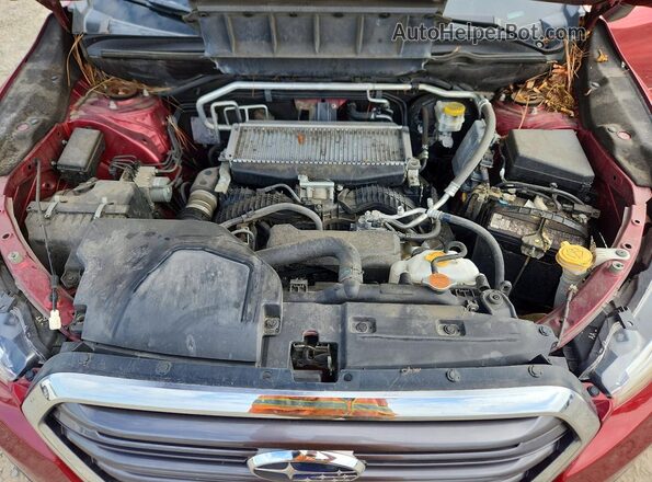 4S4WMAFD9K3405835 2019 SUBARU ASCENT Burgundy Vista interior trasera